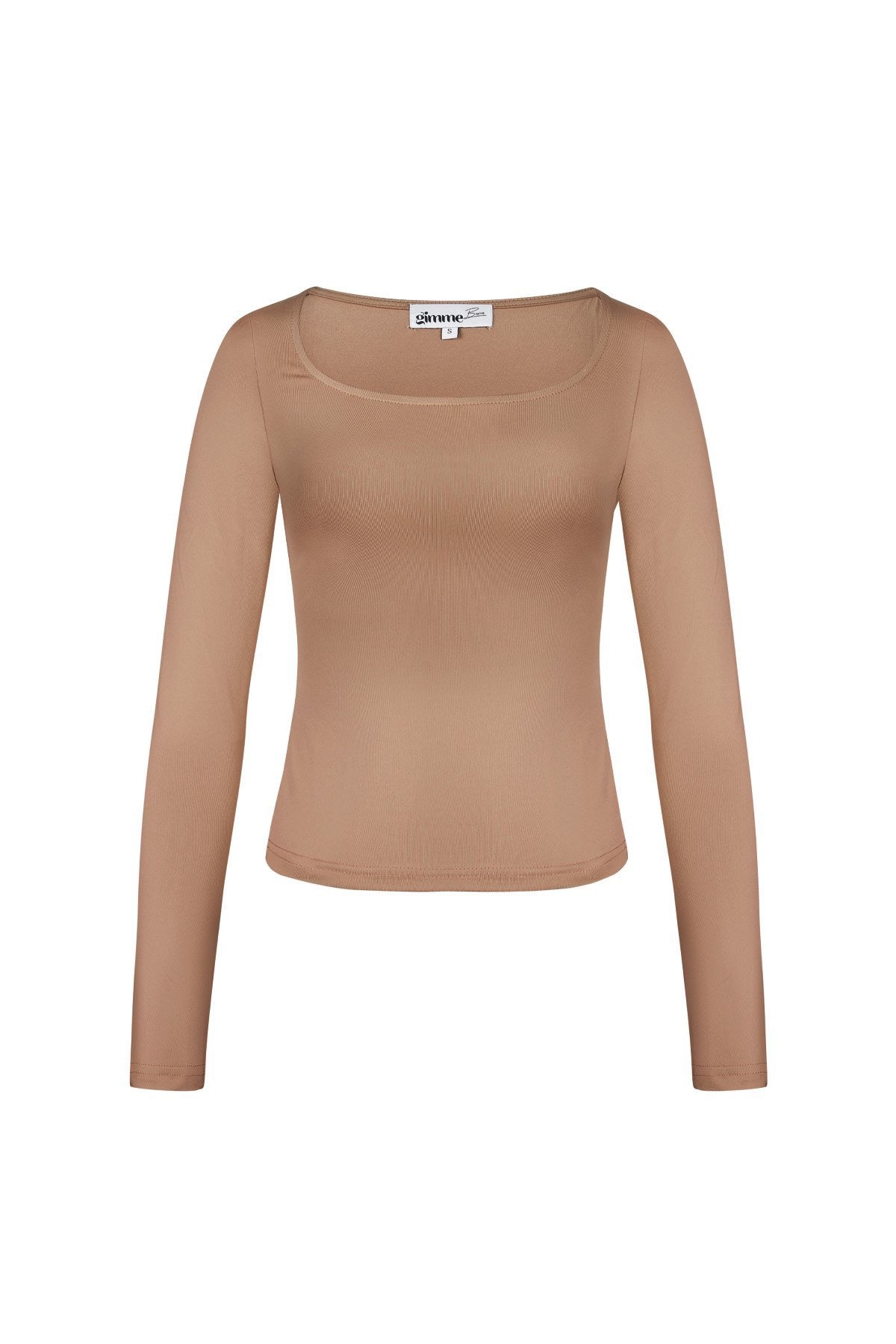 Zelia basic top bruin