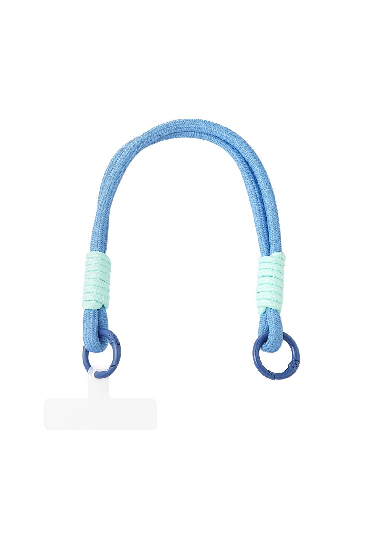 Telefoonkoord blauw/licht blauw