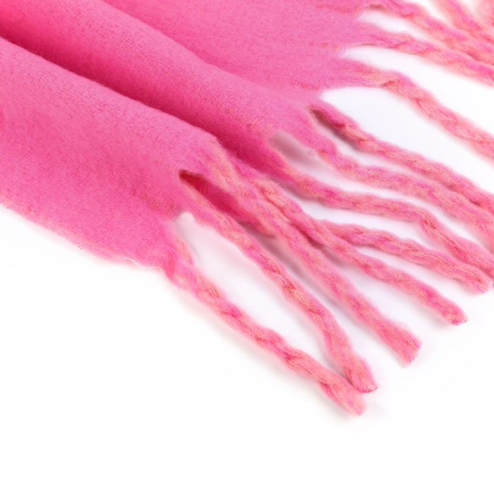 Roze zachte sjaal