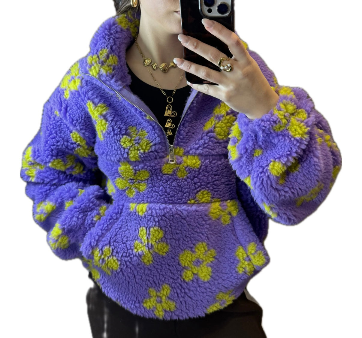 Macey jas/vest paars