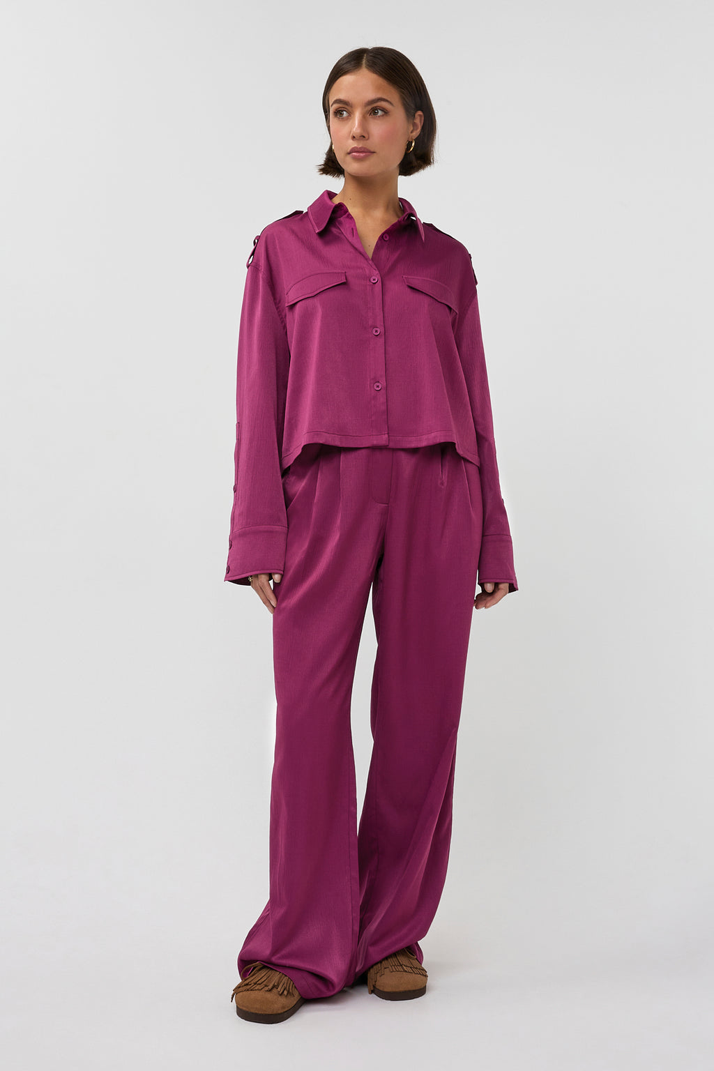 Studio Amaya paarse pantalon