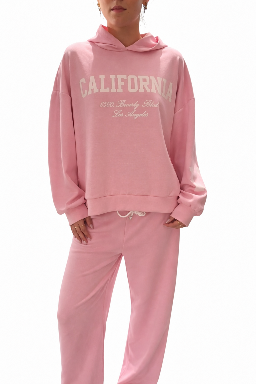 Nancy jogging pak roze