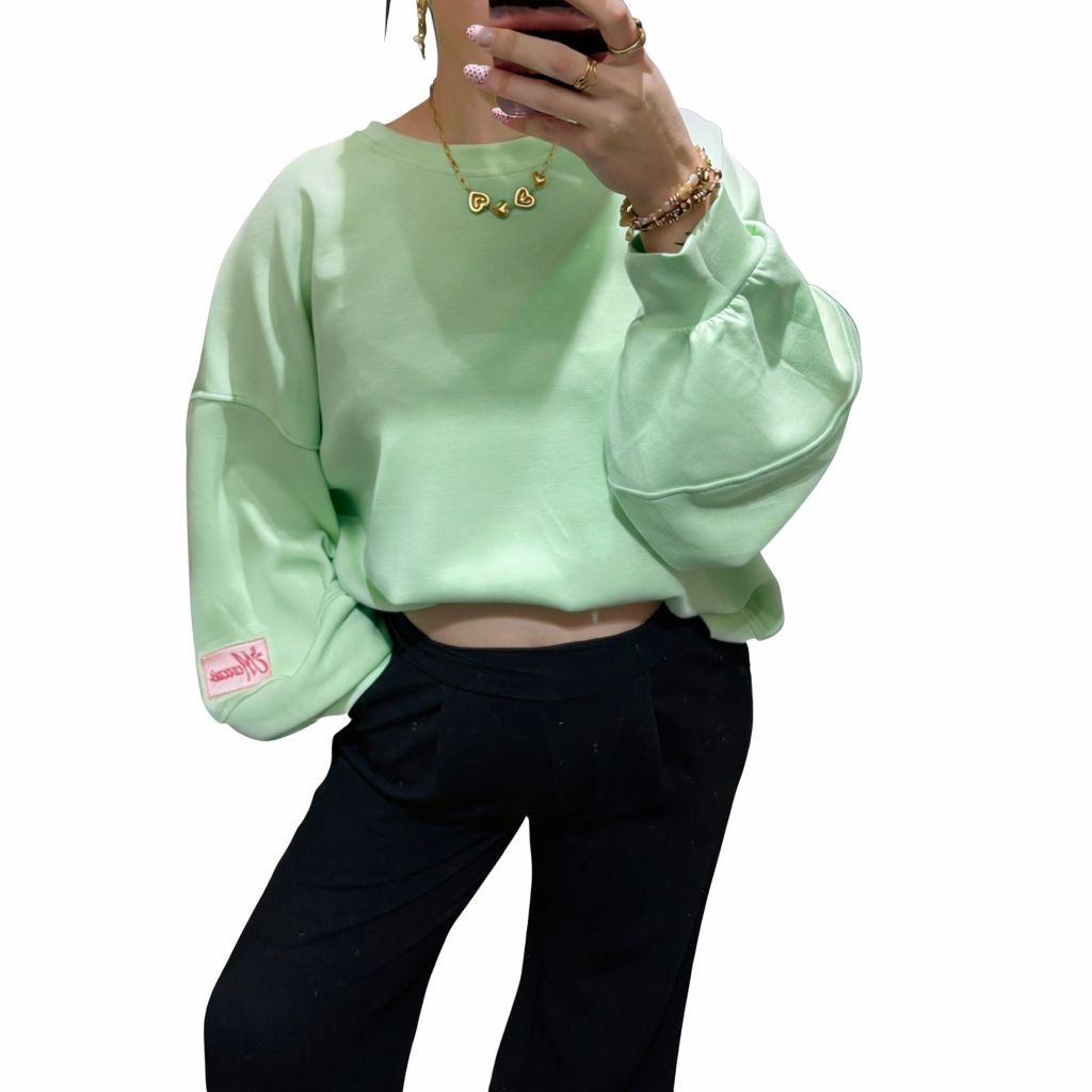 Sil sweater groen