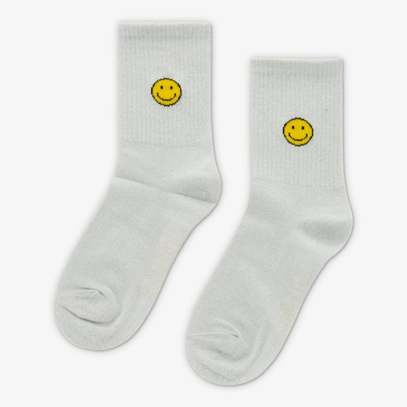 Sokken smiley geel