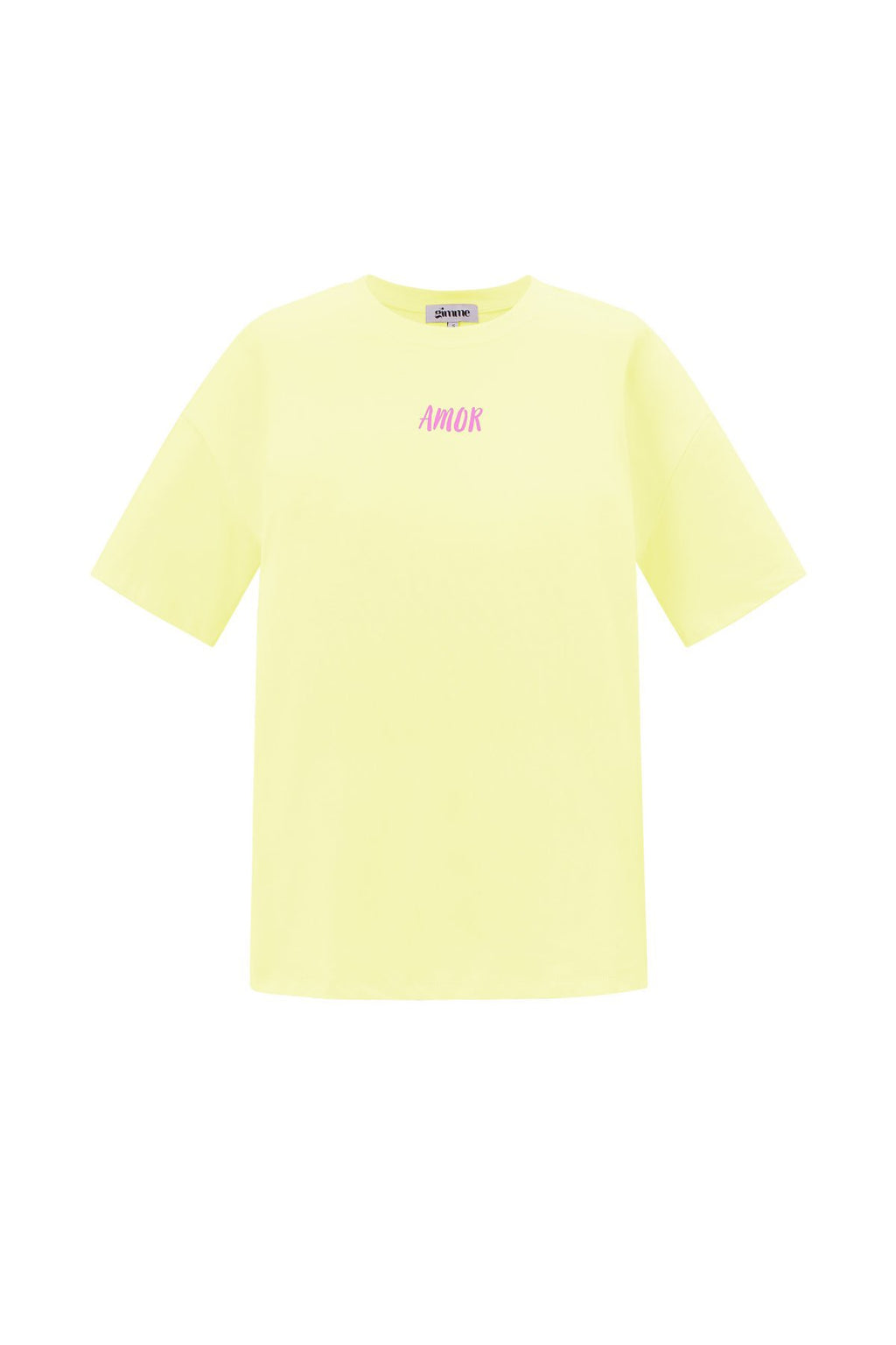 Amor shirt geel