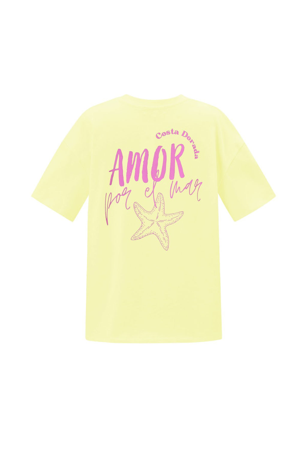 Amor shirt geel