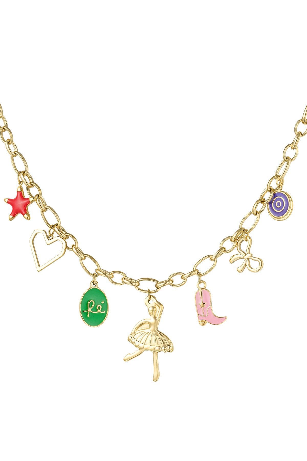 Twinkle charms ketting goud