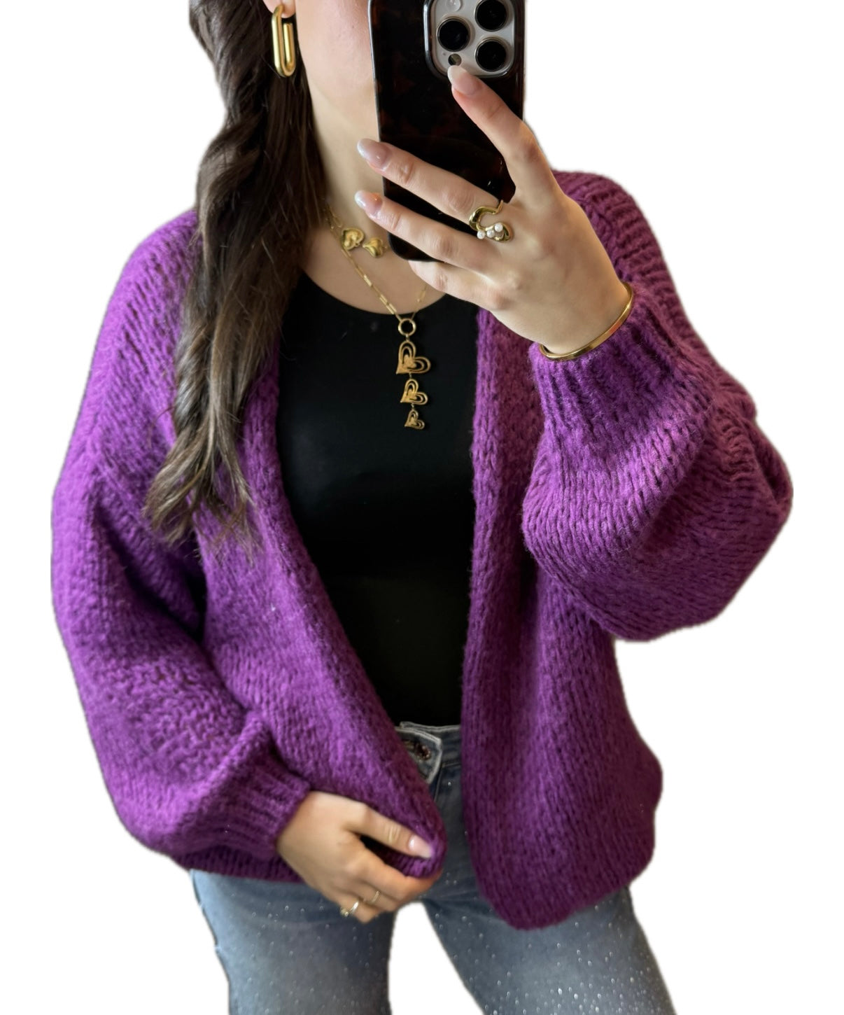 Ella vest licht paars