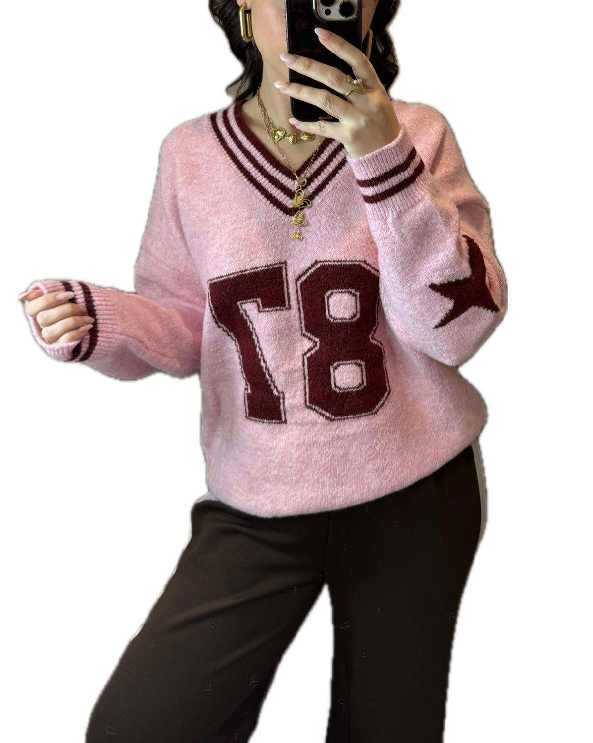 Vera baseball sweater