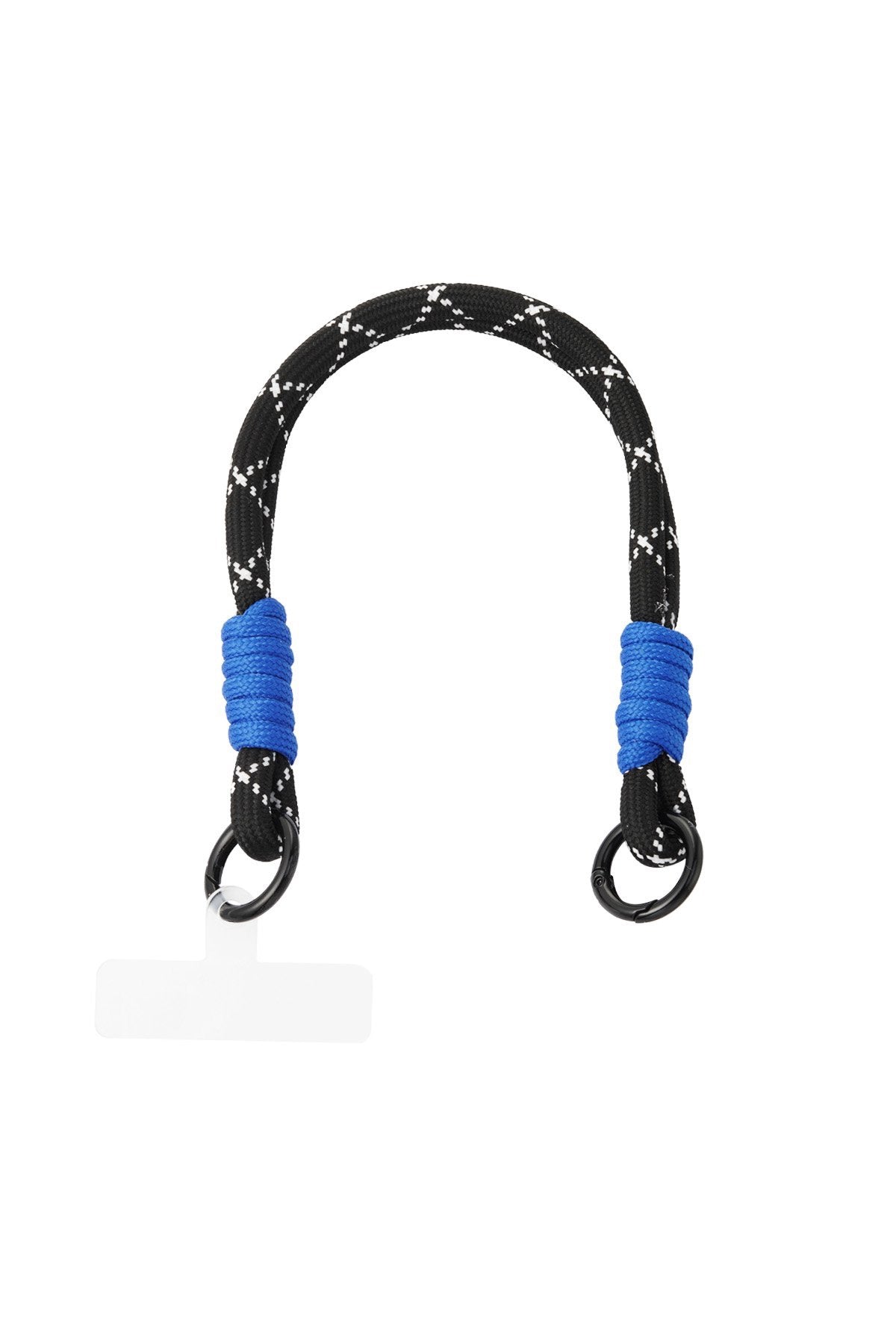 Telefoonkoord zwart/blauw