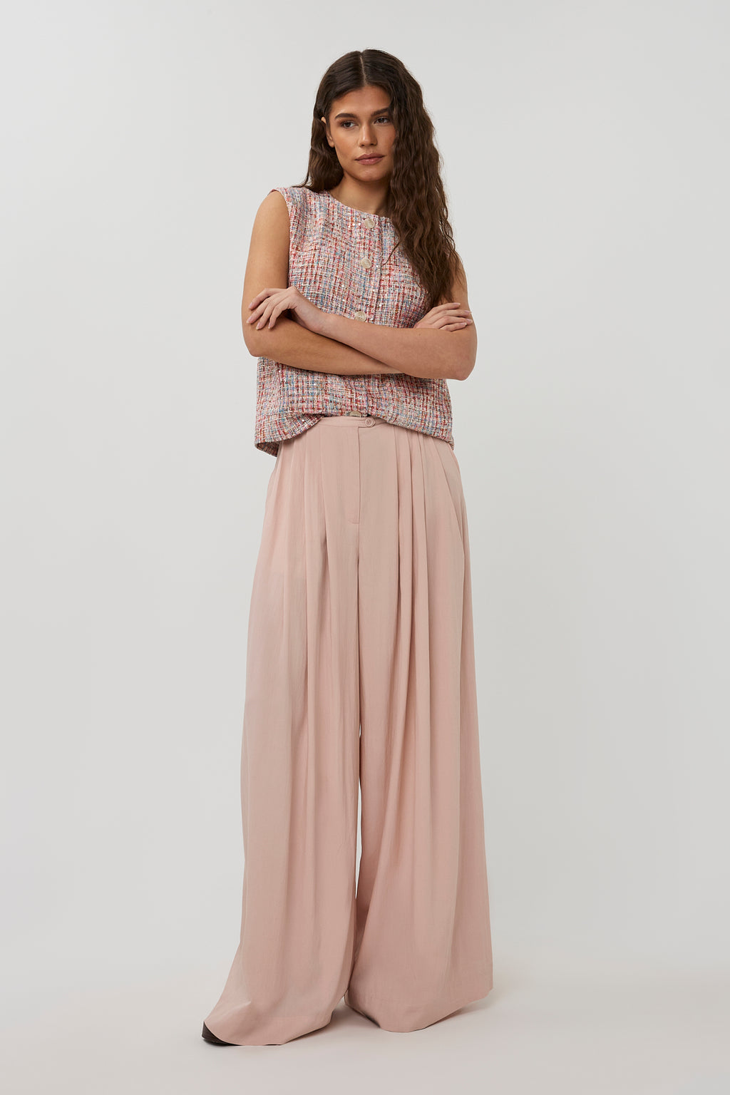 Studio Amaya roze pantalon