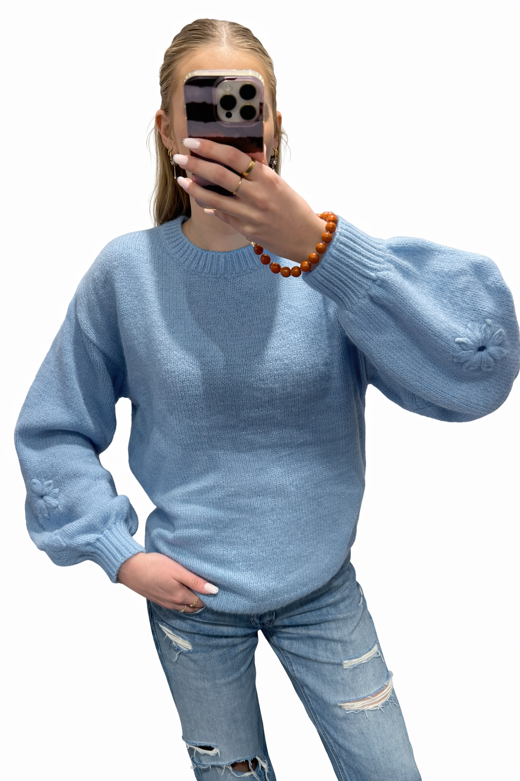 Isa trui blauw