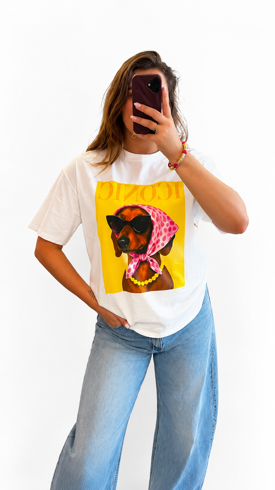 Iconic shirt geel