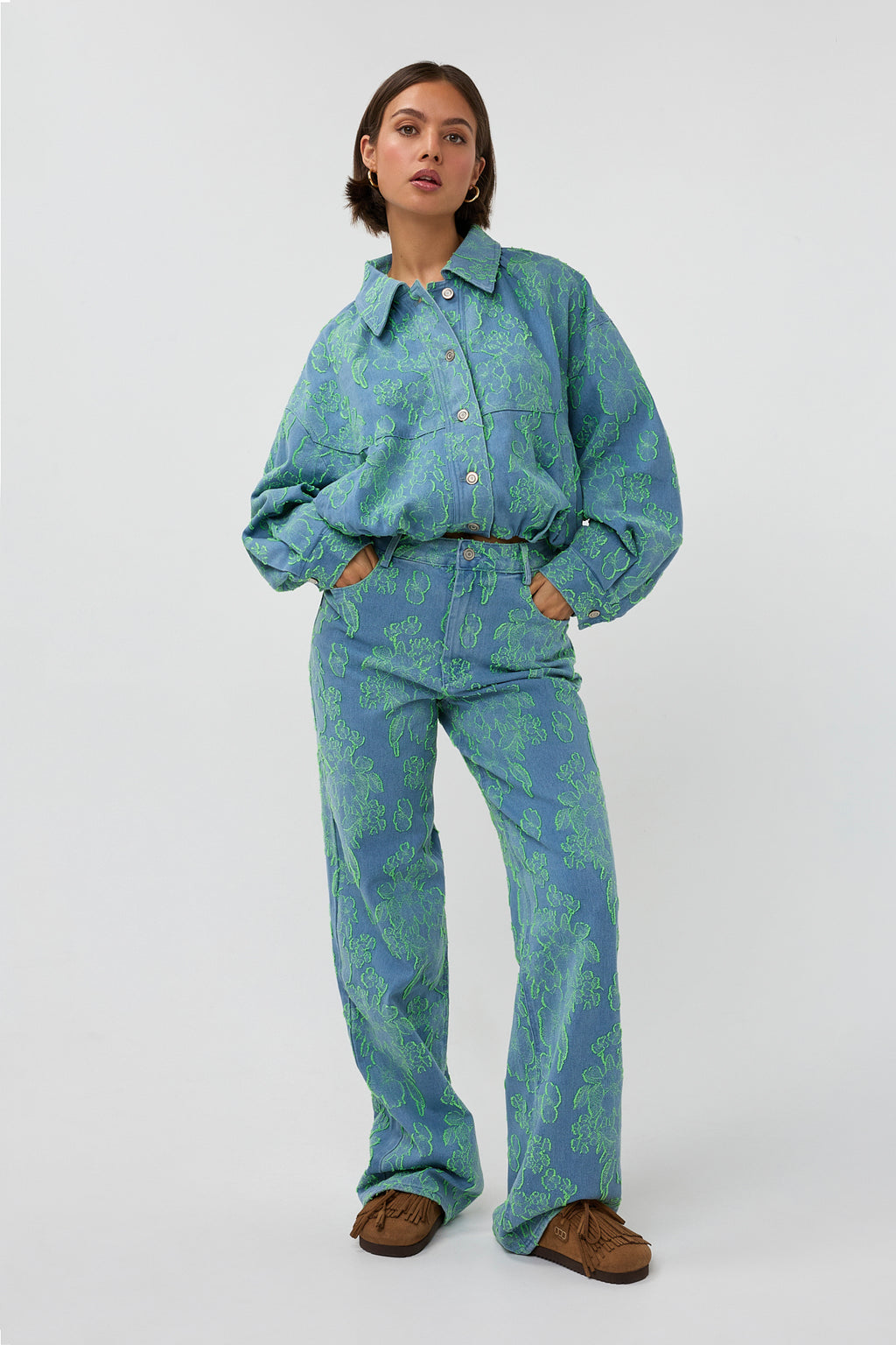 Studio Amaya lime jeans