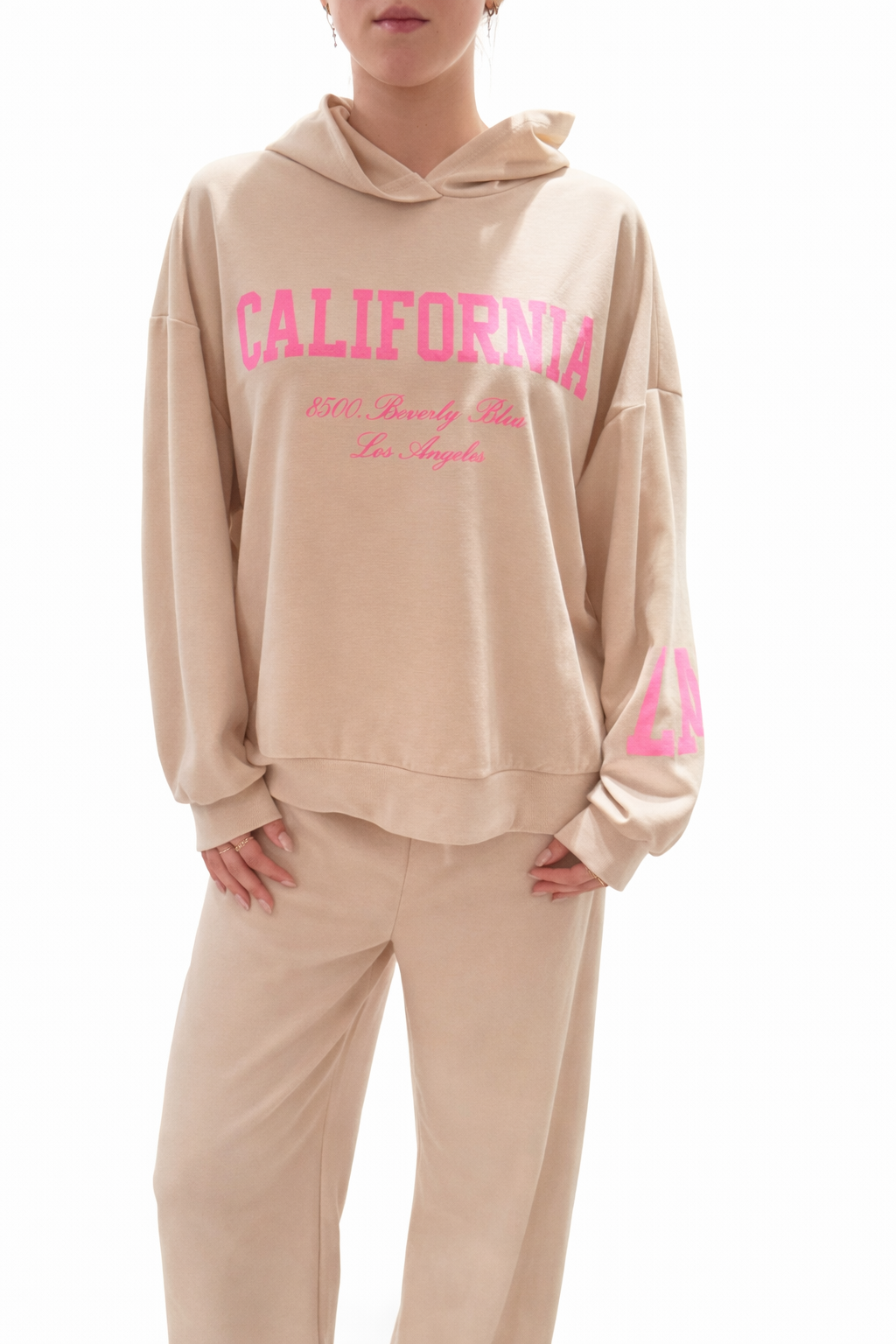 Nancy joggingpak beige