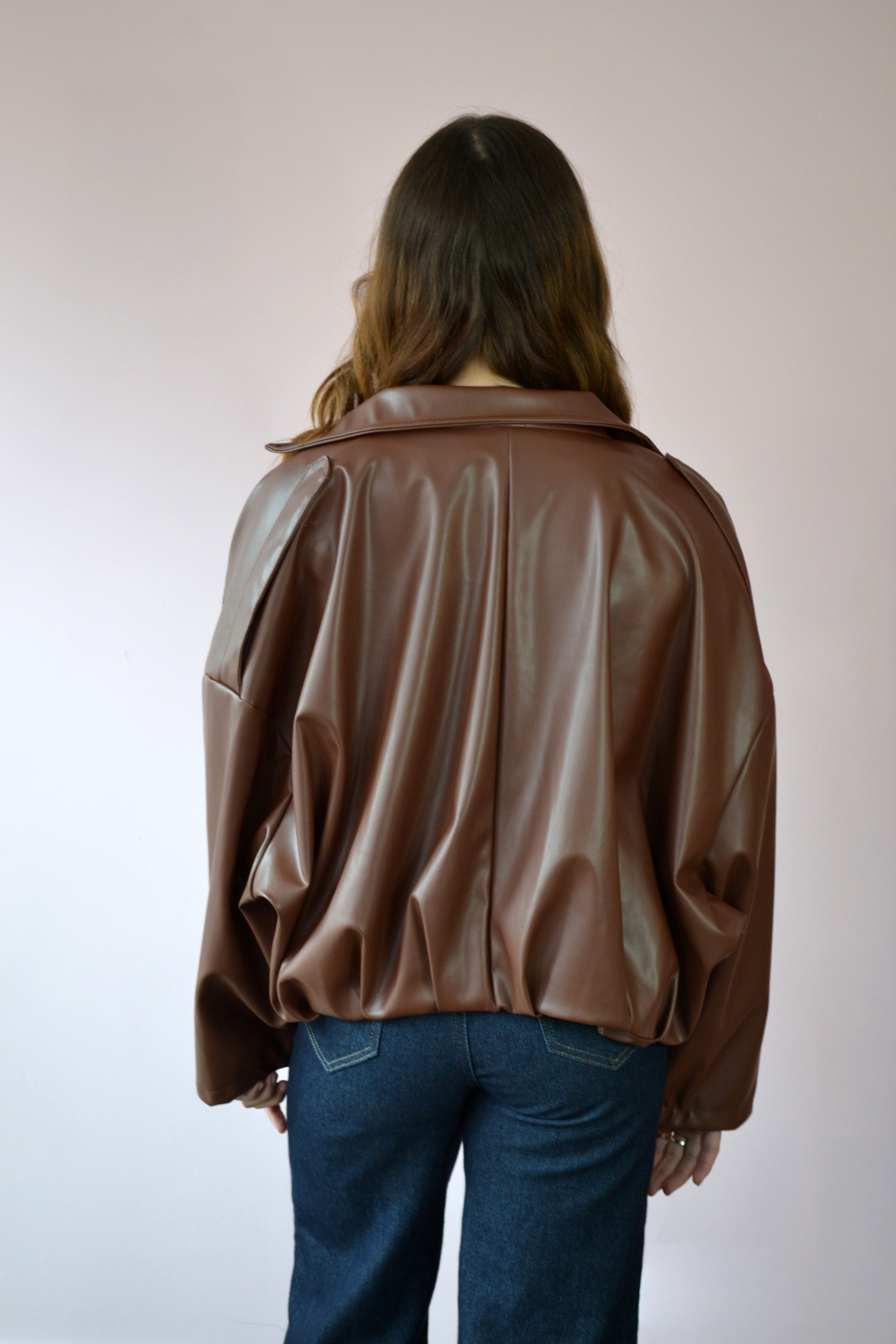 Bomberjack van imitatieleer