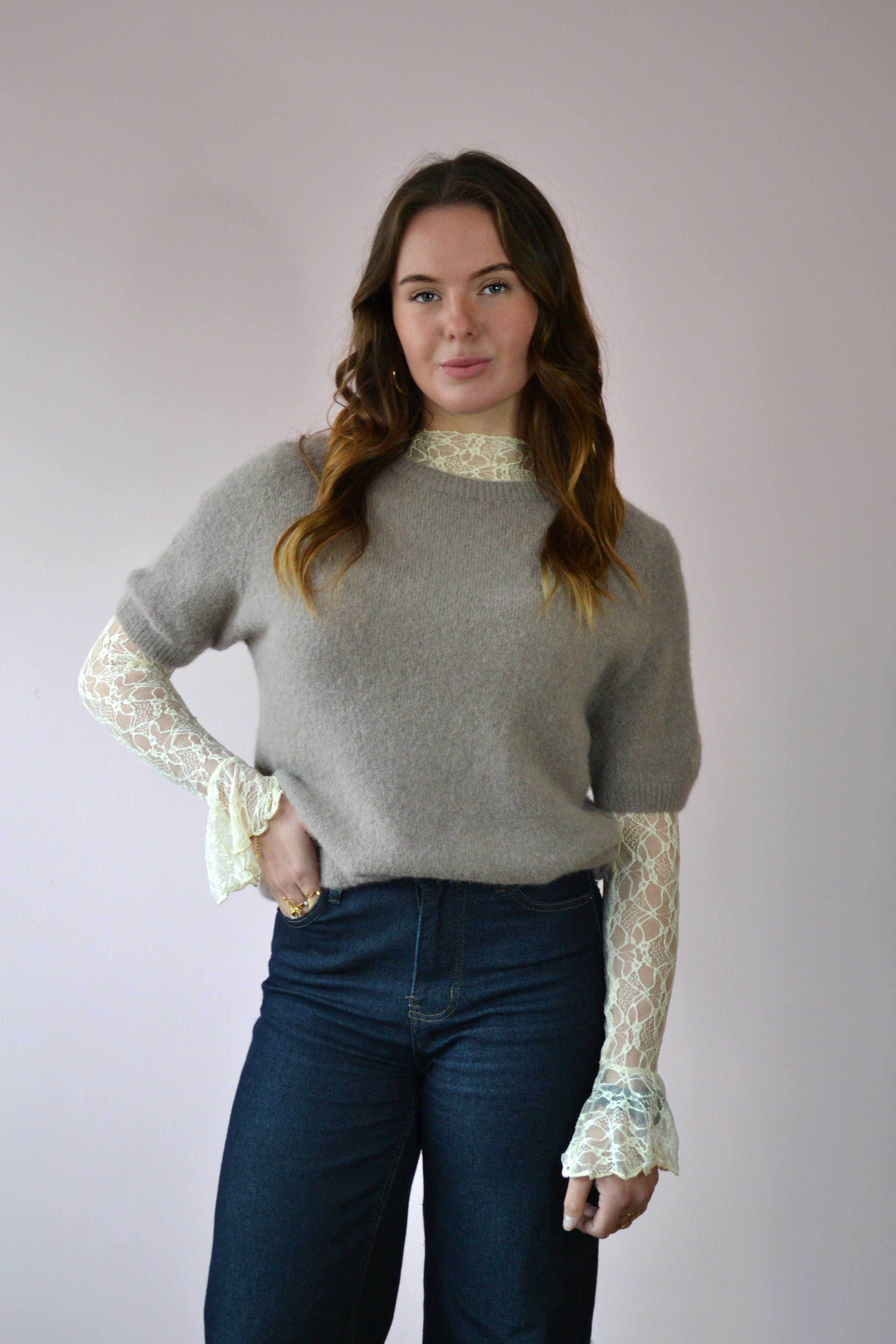 Trui met korte mouwen