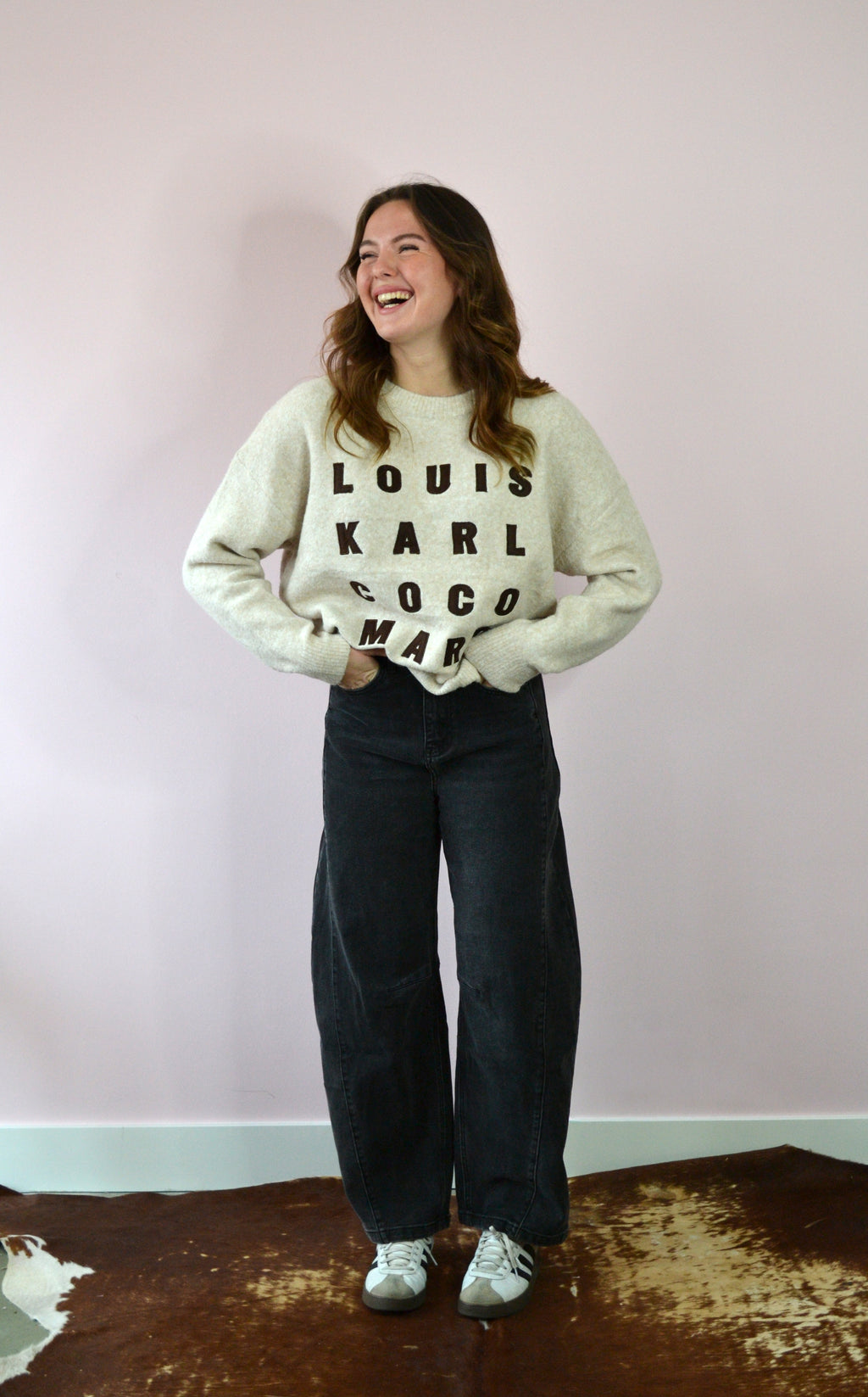 Balloon jeans met hoge taille