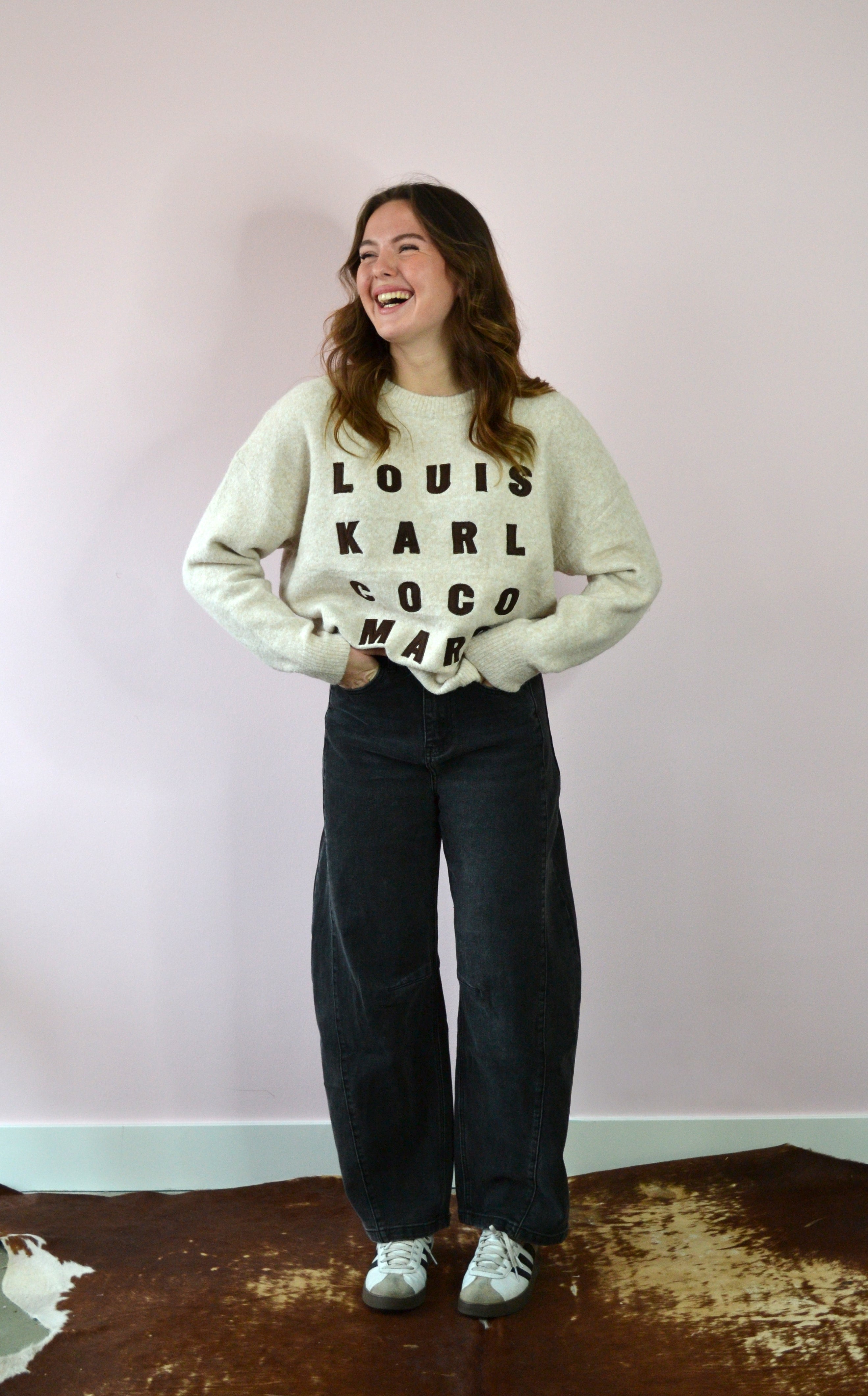 Balloon jeans met hoge taille