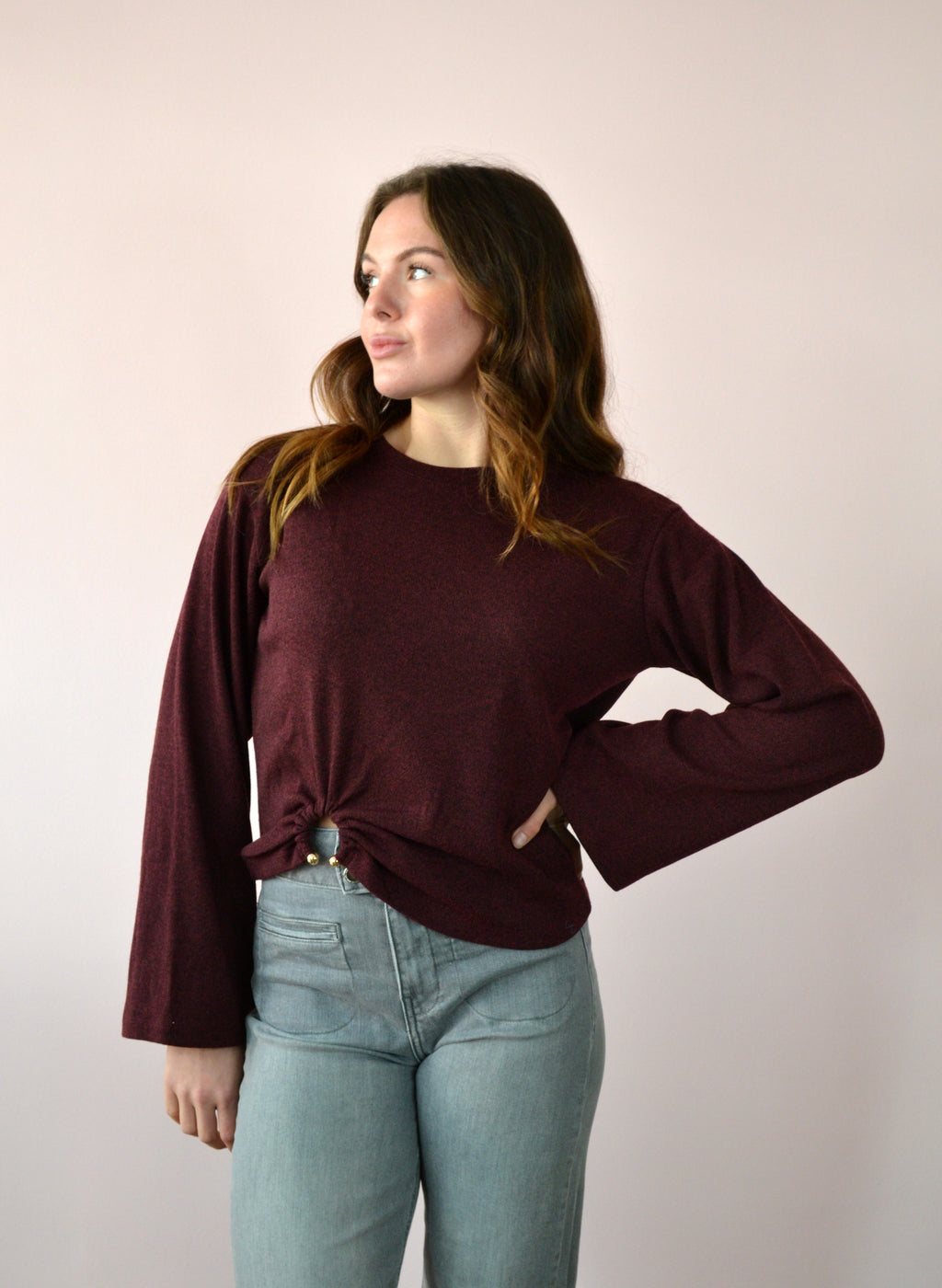 Trui met gouden detail