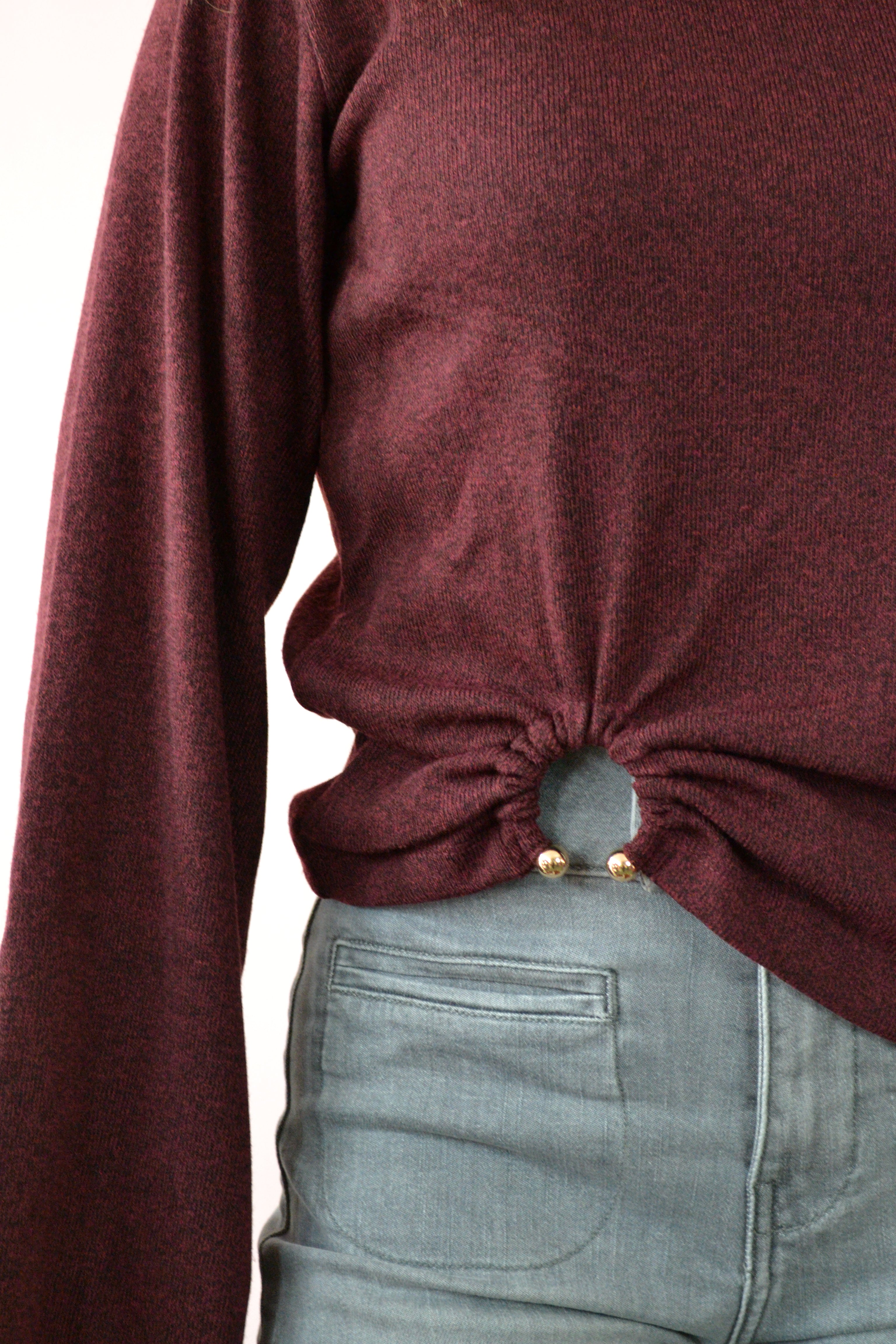 Trui met gouden detail