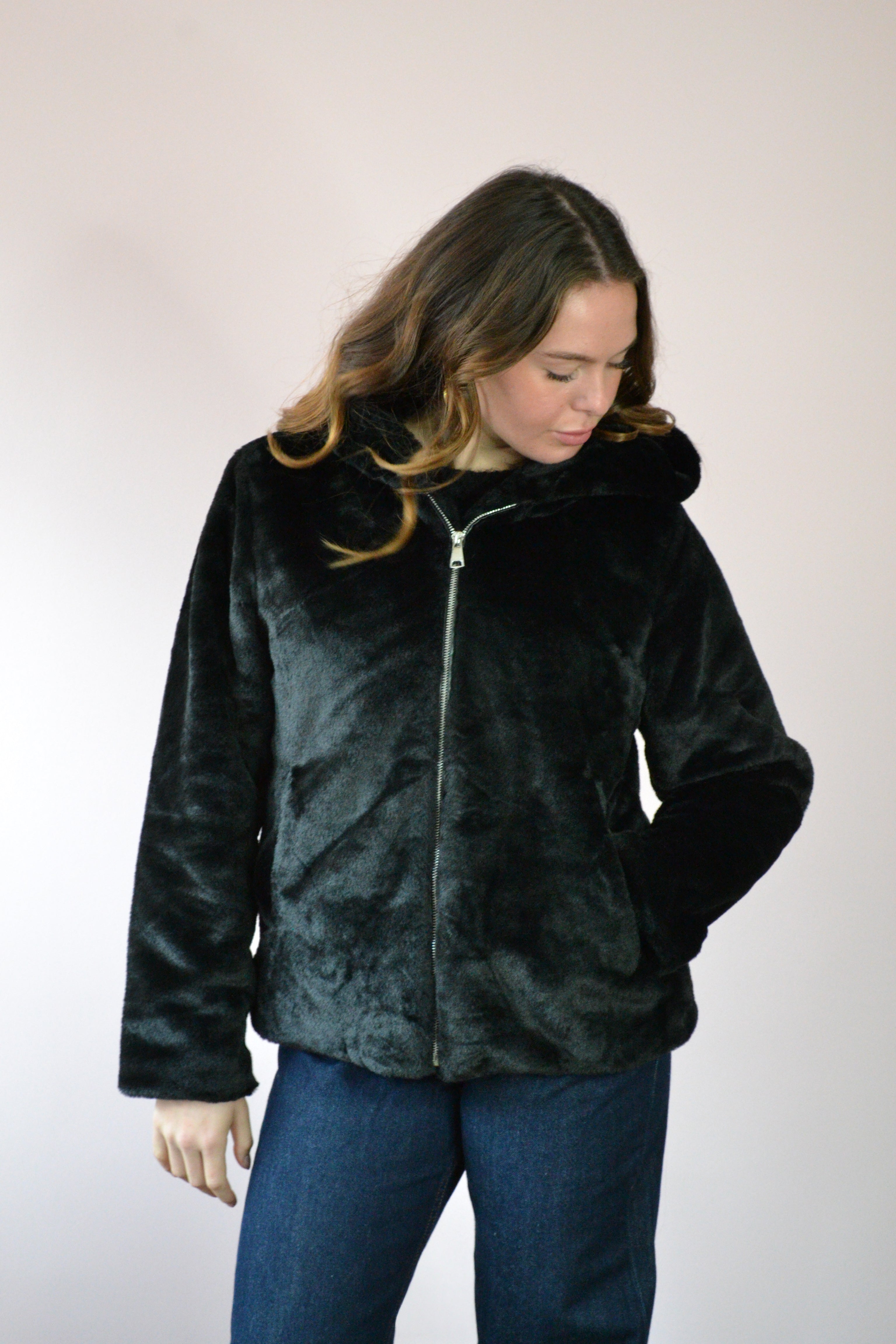 Jas van imitatiebont