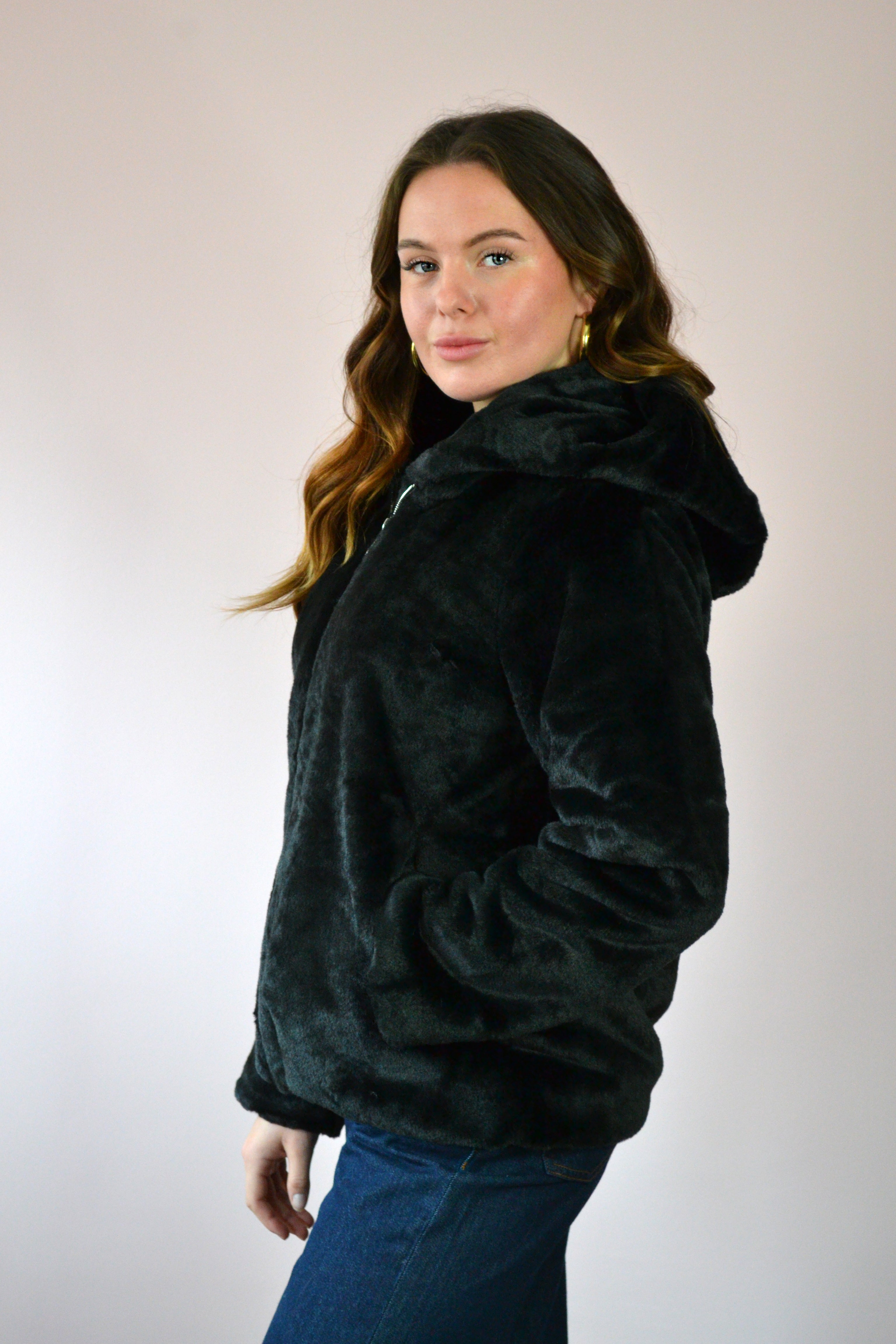 Jas van imitatiebont