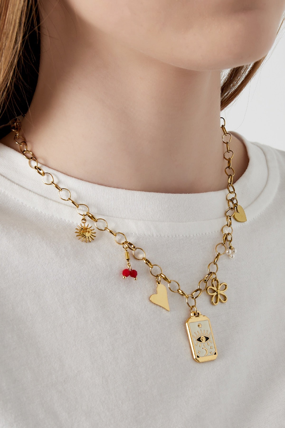 Enchanted elegance ketting goud