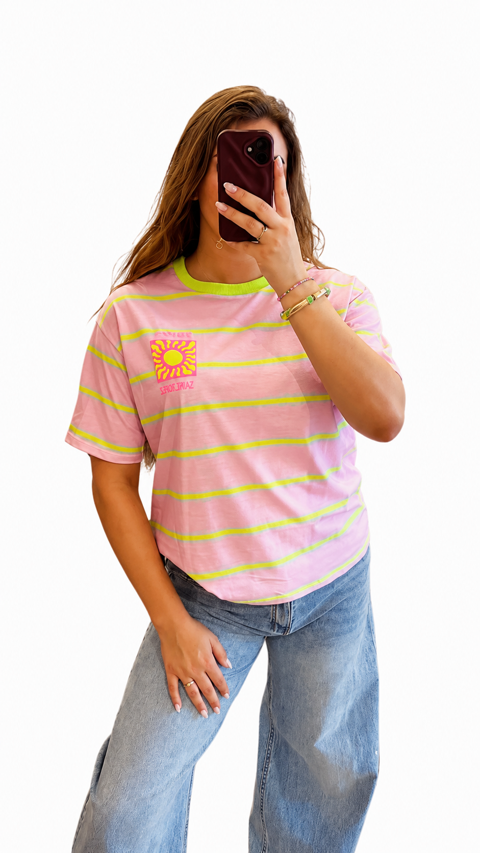 Sunny shirt roze groen