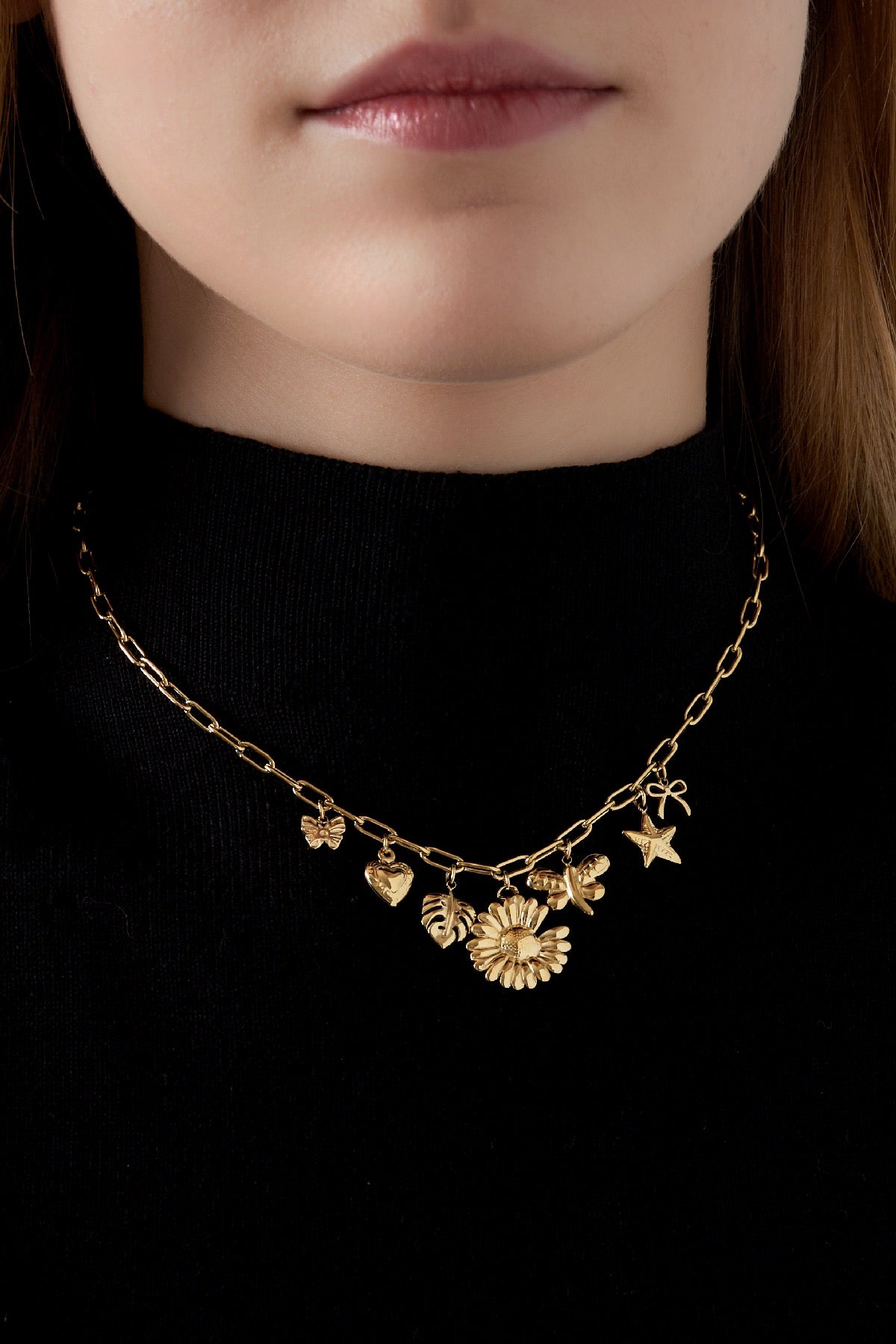 Botanical bliss ketting goud