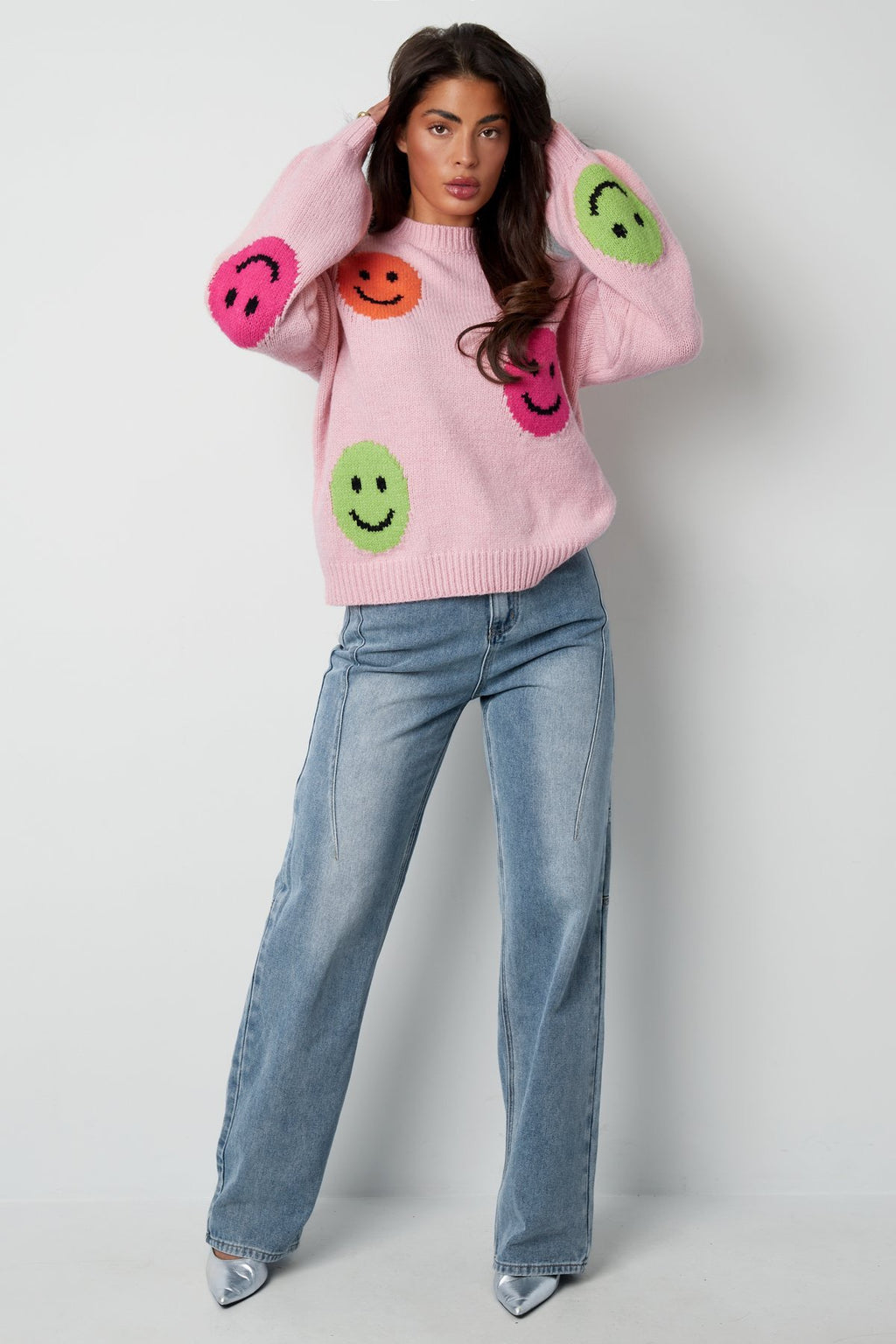 Kelly sweater roze