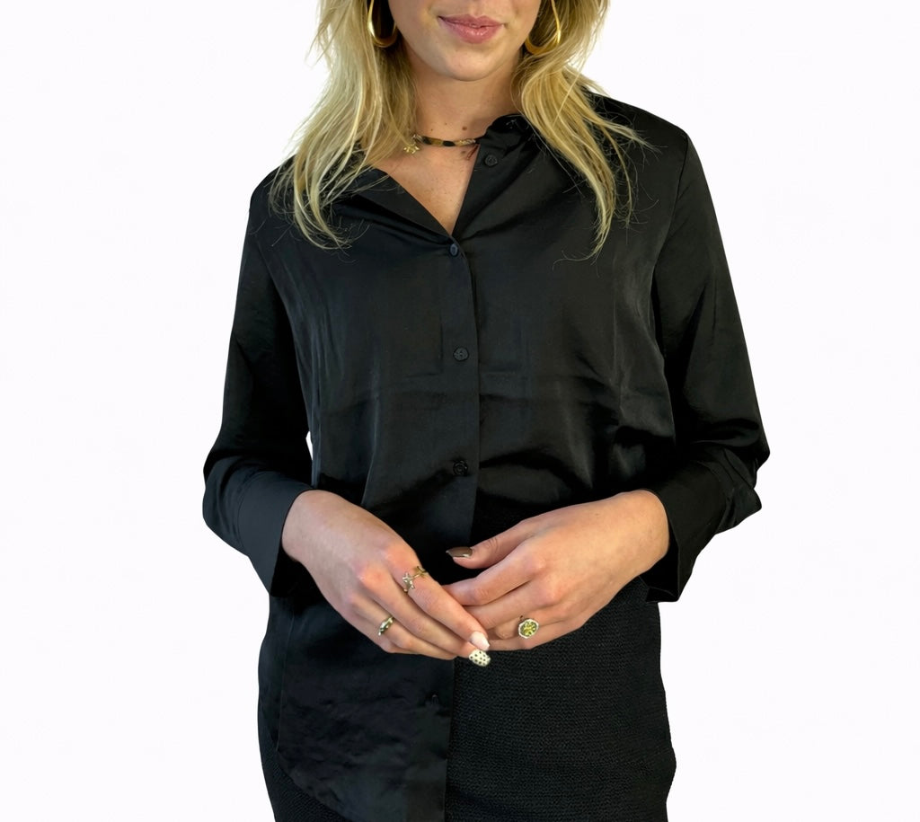 Livia Zwarte blouse