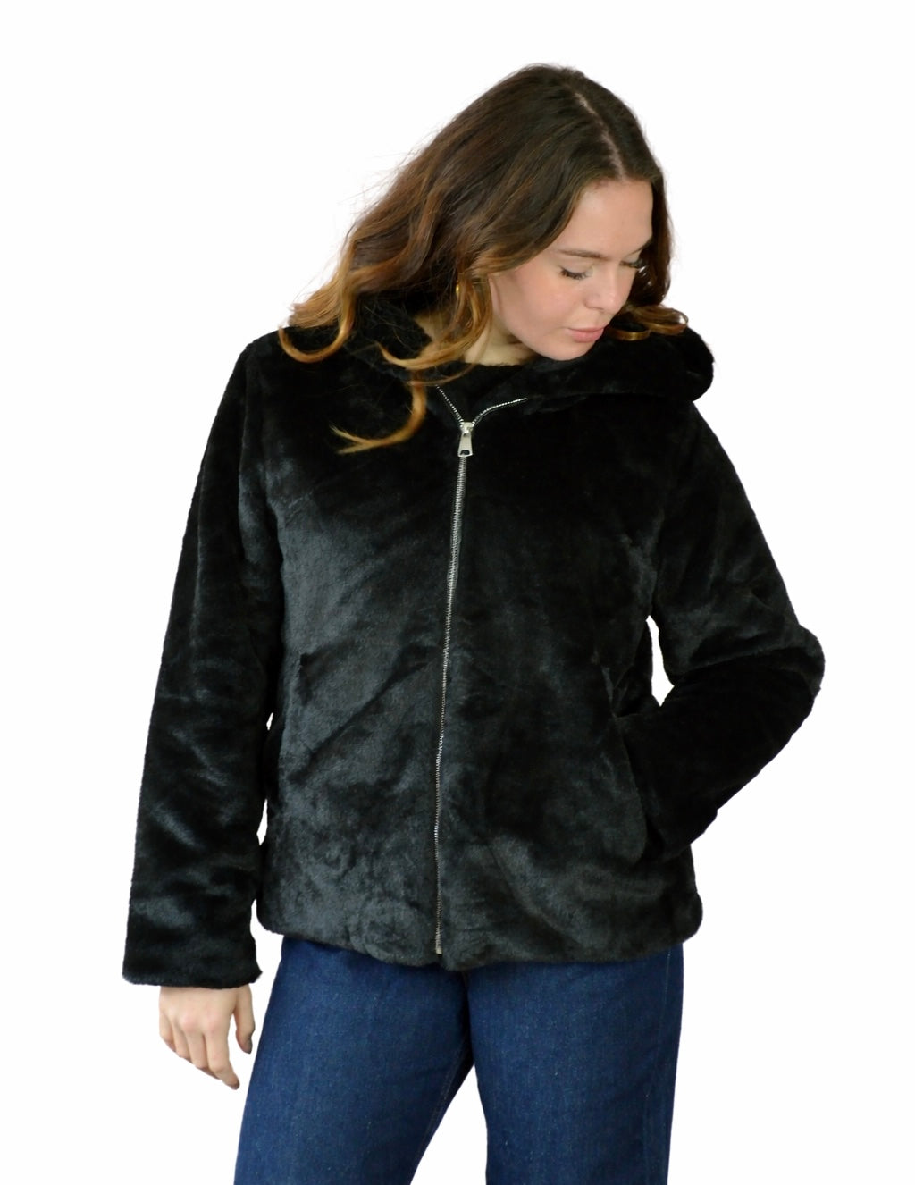 Jas van imitatiebont