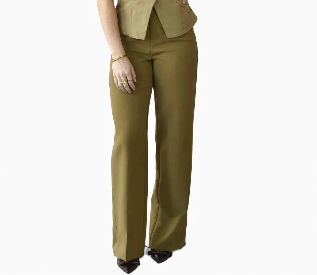 Tall pantalon camel