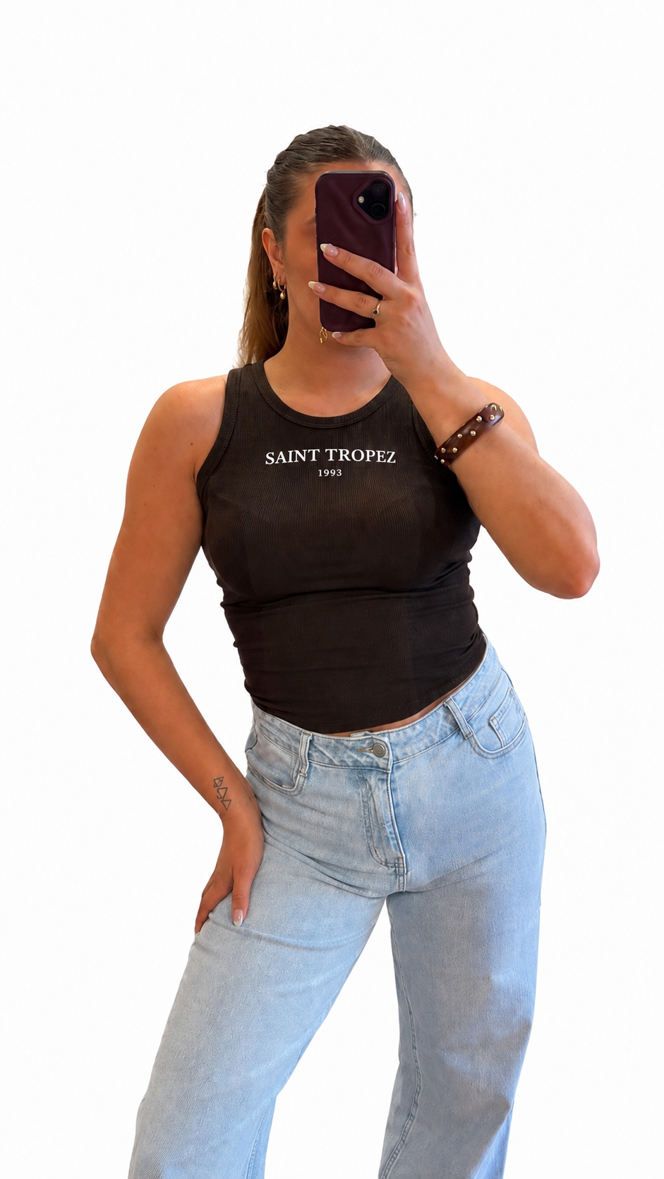 Saint tropez bruine top