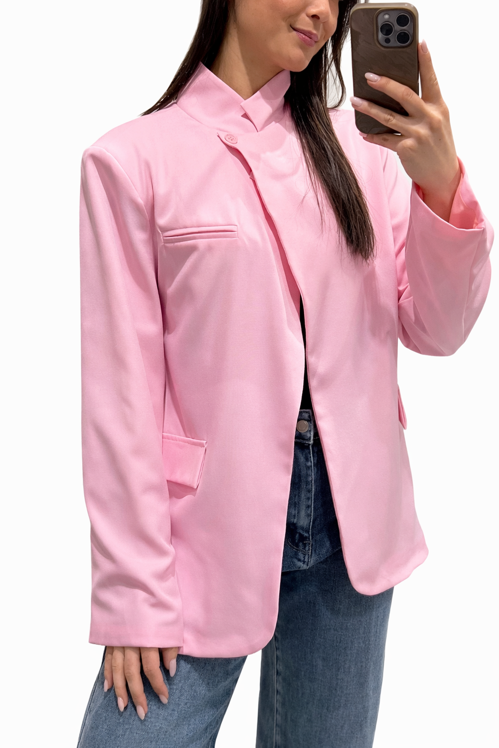 Jade Anna blazer roze