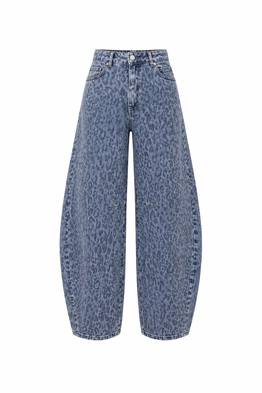 Lisa barrel jeans panter