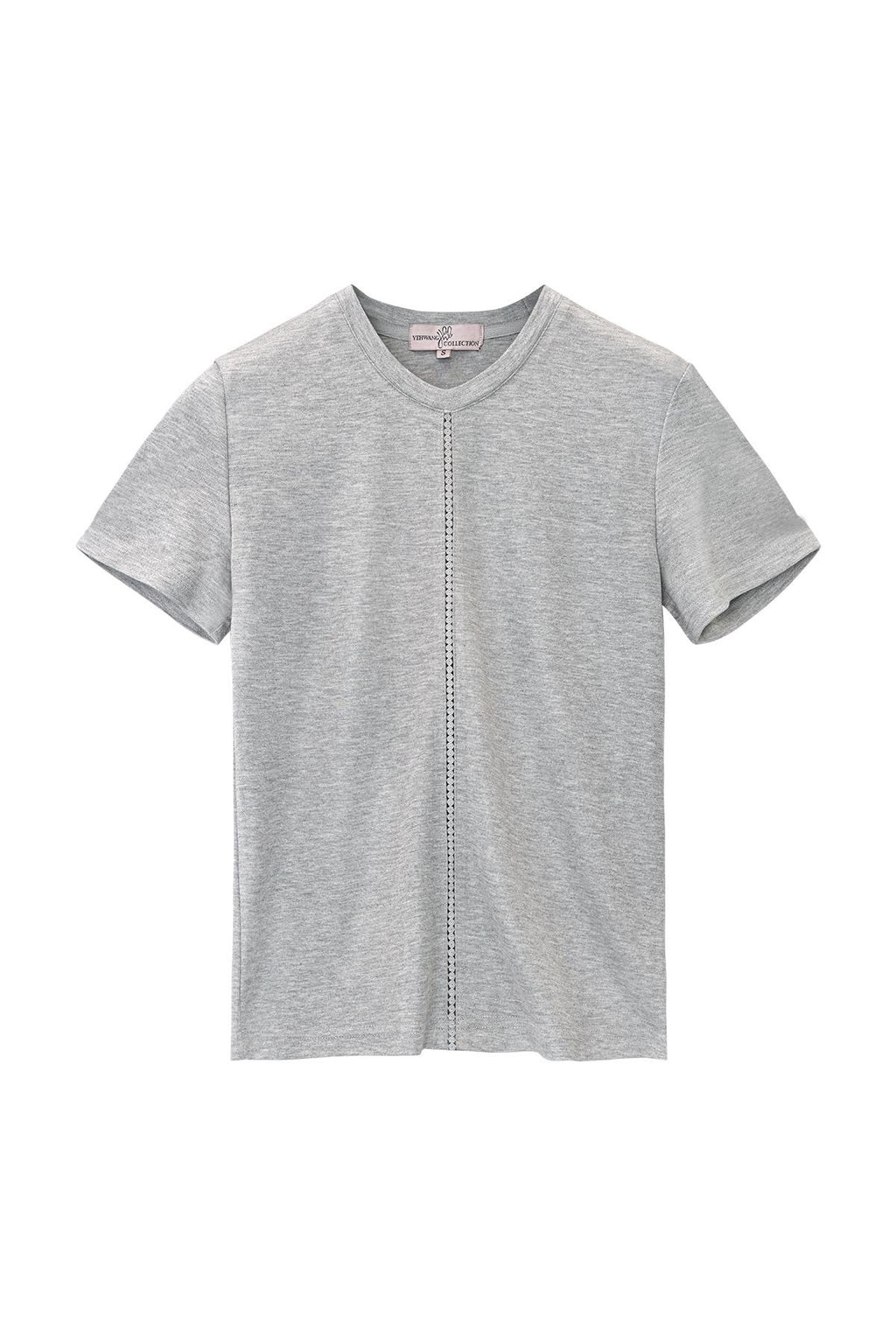 Gijsje shirt grijs met glitter