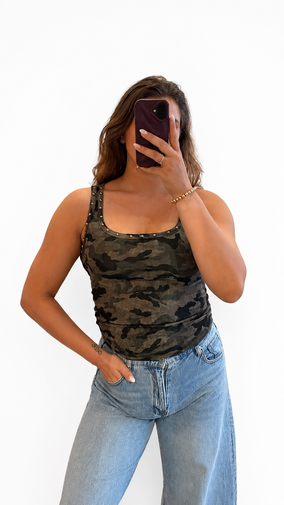 Army top met Studs
