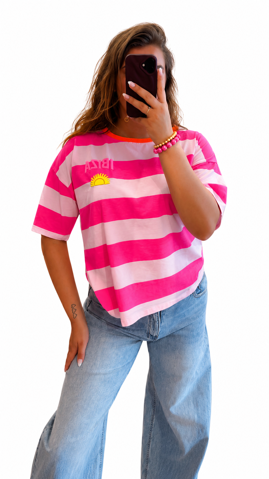 Ibiza shirt lichtroze roze