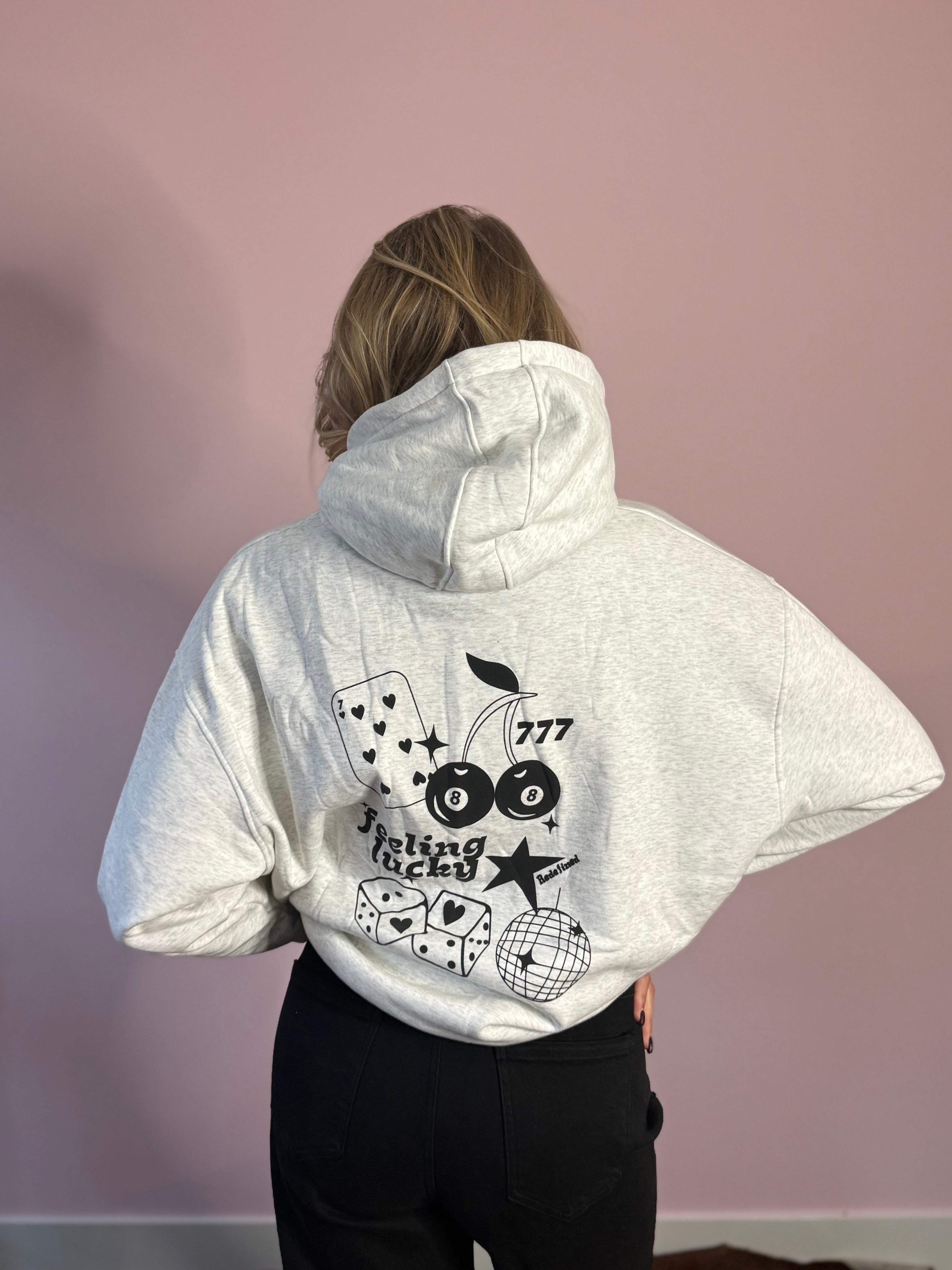 Hoodie met print