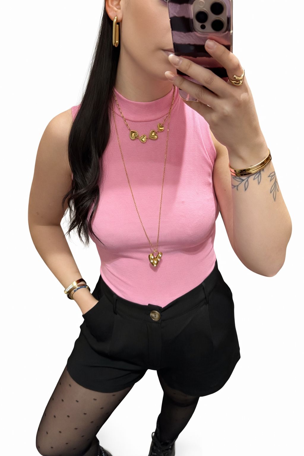 Fay basic roze body